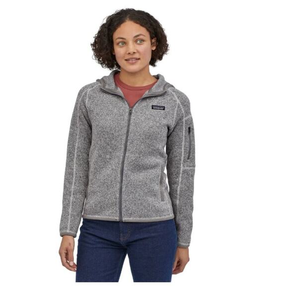 Patagonia Tops - Patagonia Women’s Full Zip Hoodie Gray S Fleece Jacket Outdoor Hiking Athleisure